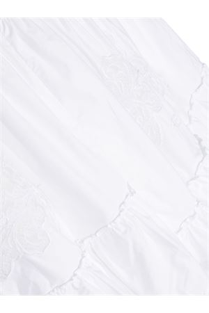 white cotton skirt ERMANNO SCERVINO KIDS | SFGO012CCA276B000